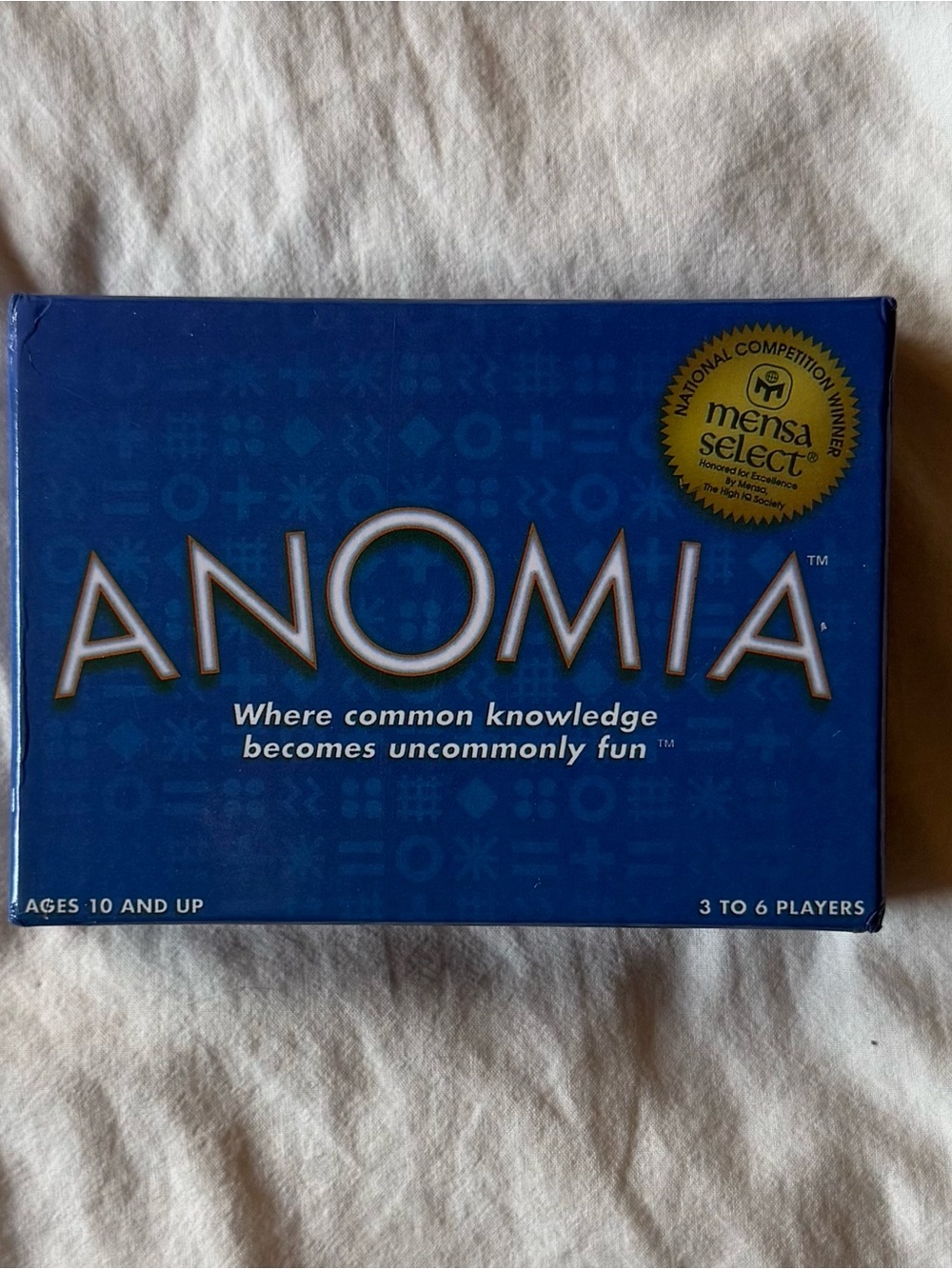 Anomia Card Game - Like New, unused